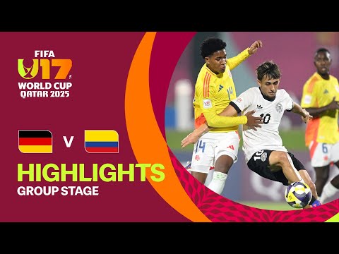 Germany vs Colombia Highlights | FIFA U-17 World Cup Qatar 2025
