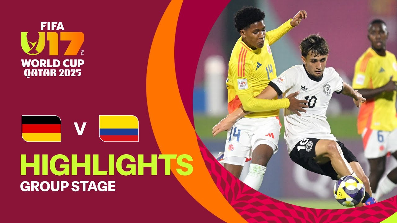 Germany vs Colombia Highlights | FIFA U-17 World Cup Qatar 2025