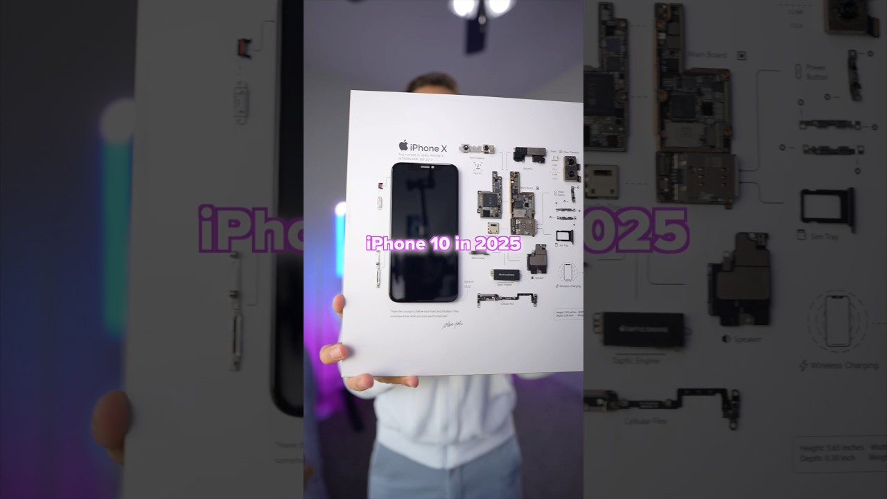 iPhone X in 2025🤔#iphone