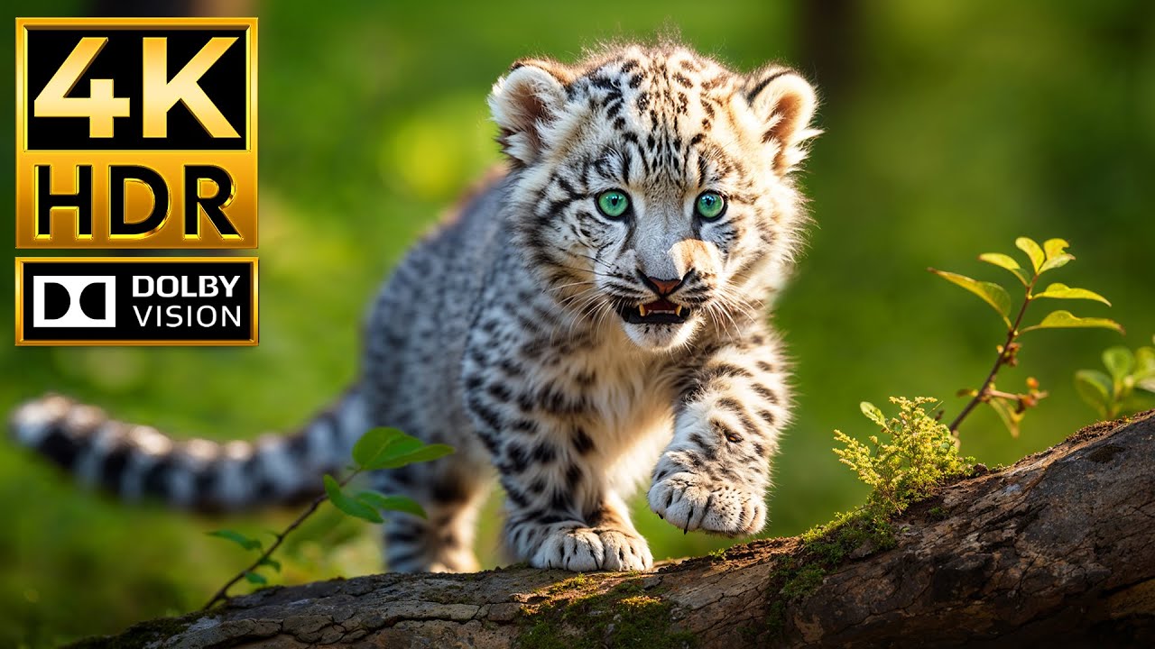Cute Baby Animals in 4K HDR with Cinematic Sound 🐾
