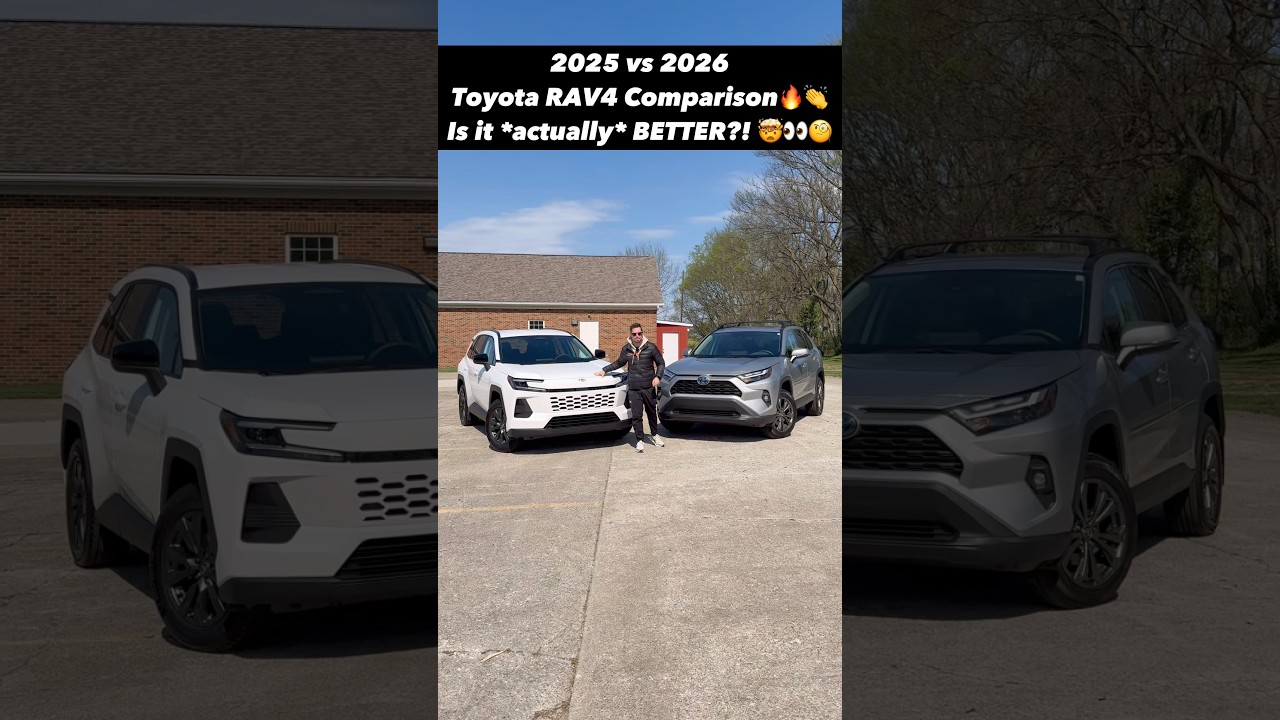 Old or New?? We Compare the 2025 and 2026 Toyota RAV4 to See if it's Time to Upgrade!