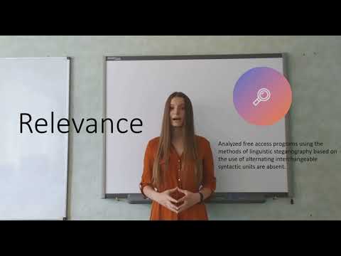 "Steganoling" - the software for encoding text messages using Linguistic Steganography