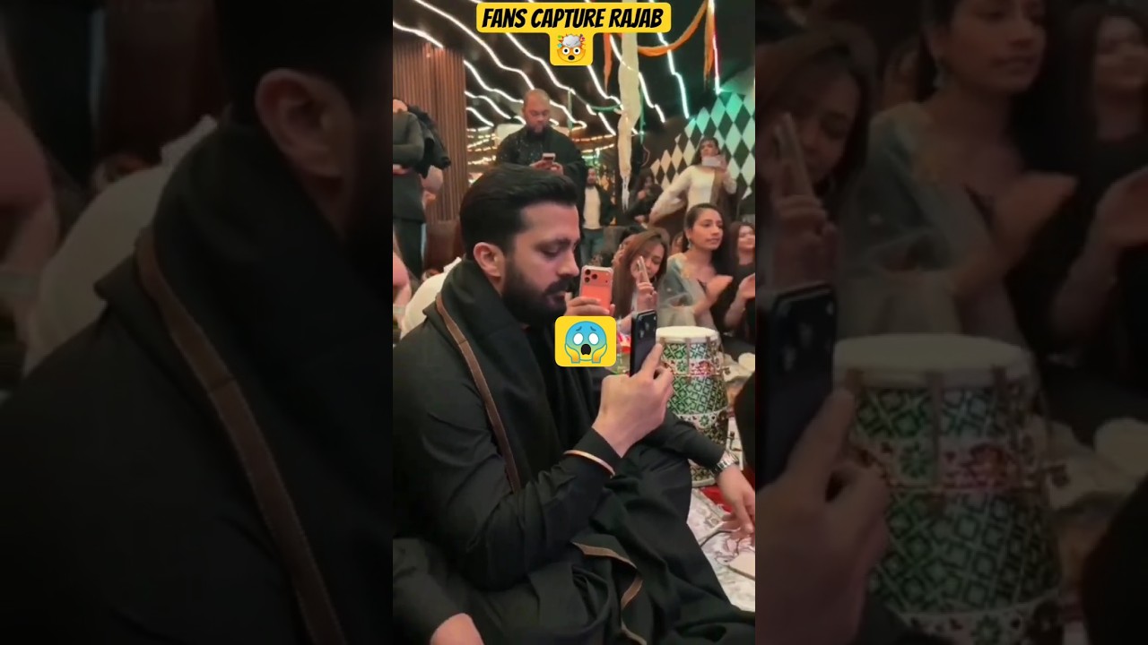 Rajab Butt and Fans Celebrate Qawwali 🎶