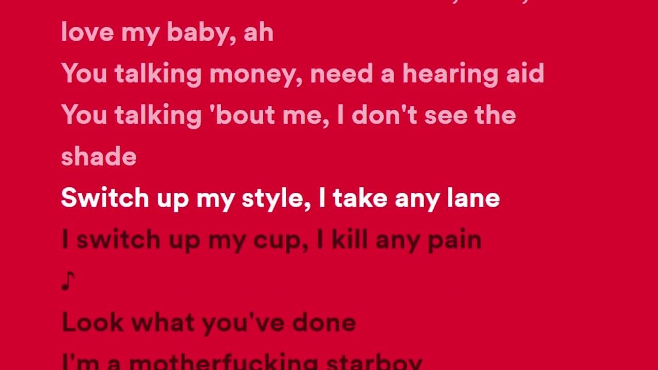 The Weeknd - Starboy (Lyrics) ft. Daft Punk