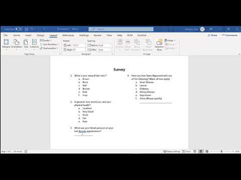 Setting up a survey codebook in Excel -- Tutorial