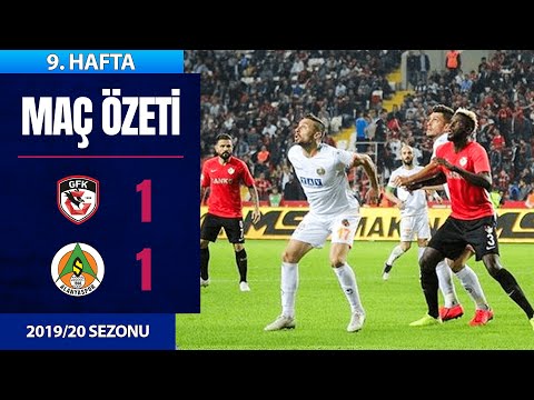 ÖZET: Gaziantep FK 1-1 Alanyaspor | 9. Hafta - 2019/20
