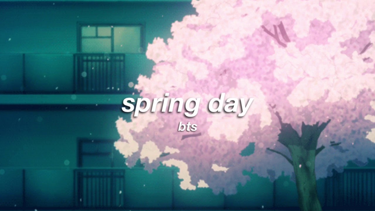 bts - spring day (slowed + reverb) β§
