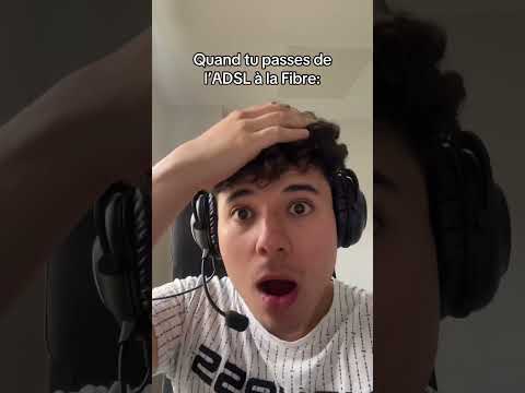 Quand tu passes de l’ADSL… à la fibre 😭➡️🚀