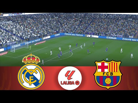 Real Madrid vs Barcelona | La Liga 2025/26 - El Clásico | Watch Along & eFootball Match