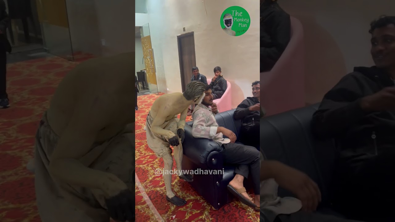 Hilarious Monkey Man Moment at Gujarat Wedding 🐒