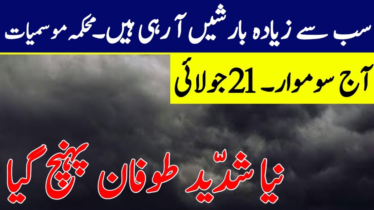 24-Hour Weather Forecast & Monsoon Rains 🌧️ in Pakistan
