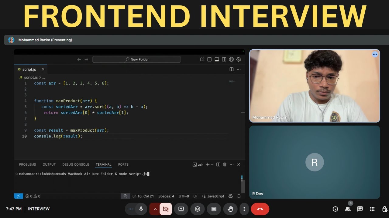 Frontend Developer Interview Tips (66) 🎯