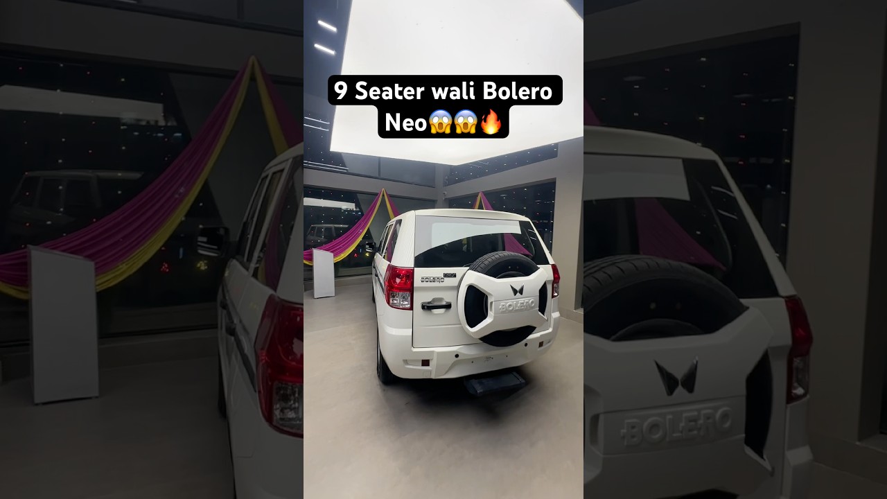 9-Seater Mahindra Bolero Neo Plus 🚗