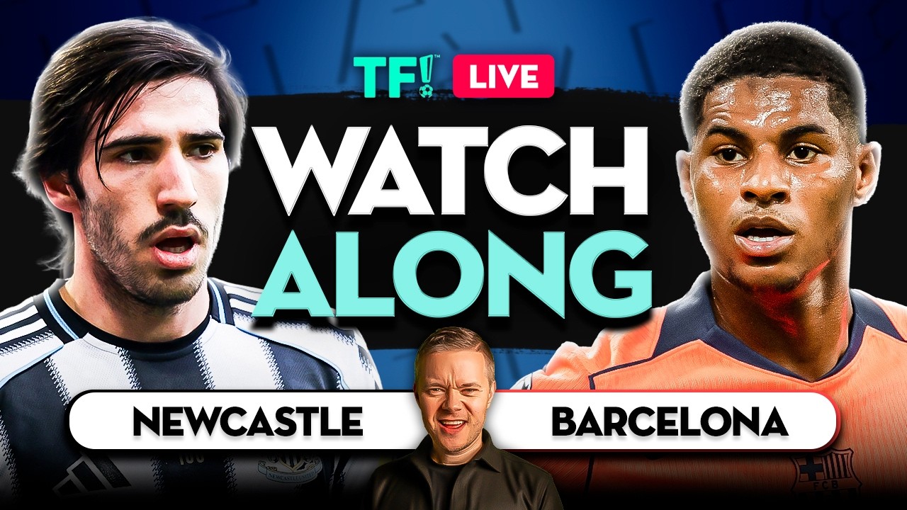 Newcastle vs Barcelona & Atletico vs Tottenham LIVE ⚽
