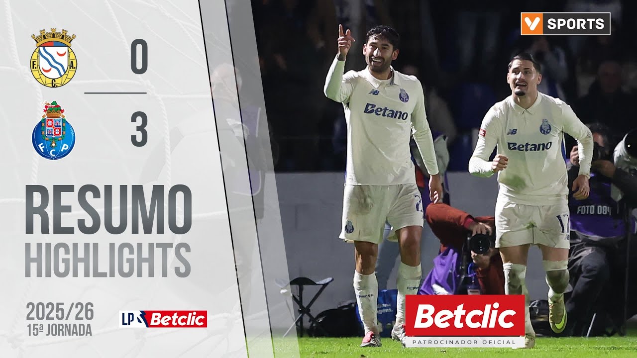 Resumo: Alverca 0-3 FC Porto (Liga 25/26 #15)