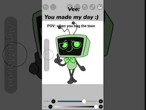 POV: When you hug the toon (sorry if the video was too fast)😓 #dandysworld