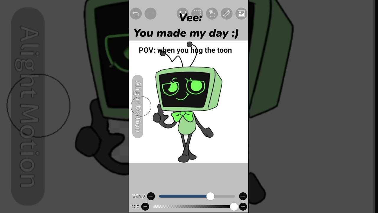 Hugging the Toon: A Heartwarming Moment 😊