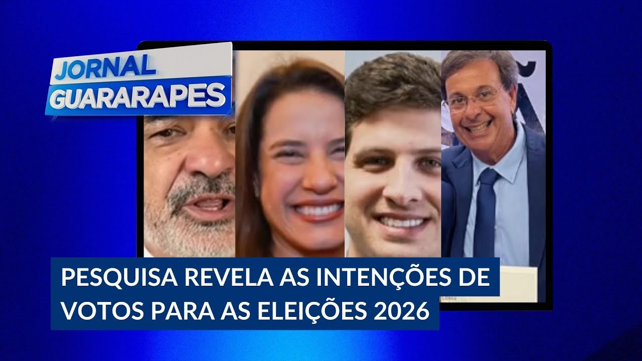 João Campos e Raquel Lyra lideram intenções de voto em PE para 2026 🗳️