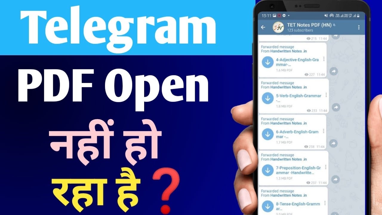 Telegram PDF Not Opening? Quick Fixes 📄