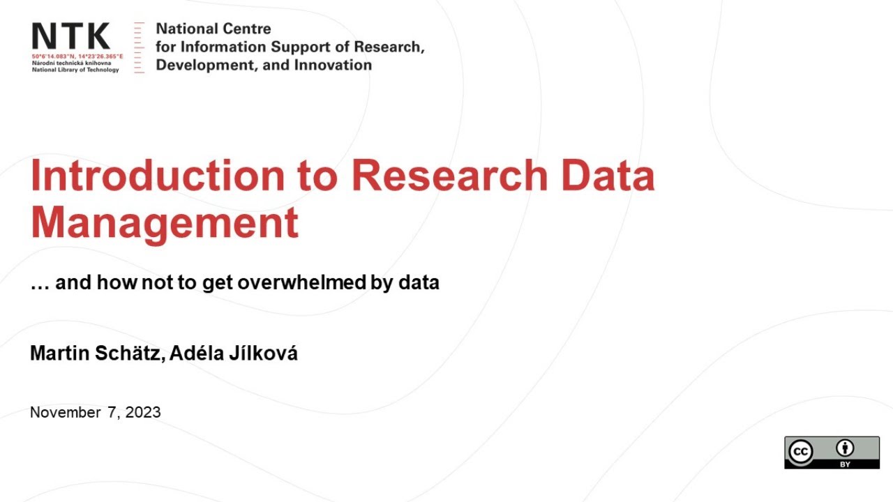 Research Data Management for Early Career Researchers 📊