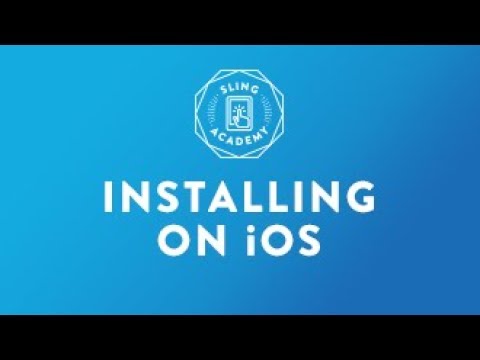 Install Sling TV on iOS 📱