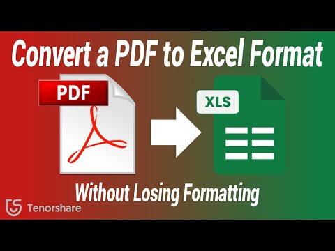 How to Convert a PDF to Excel Format without Losing Formatting | Easy Ways Including Free & Online