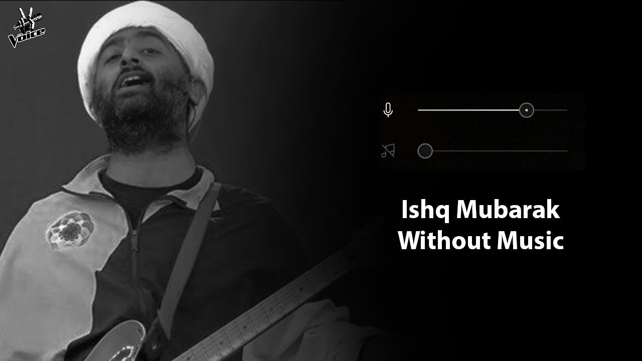 Ishq Mubarak Vocal Only | Arijit Singh | Tum Bin 2