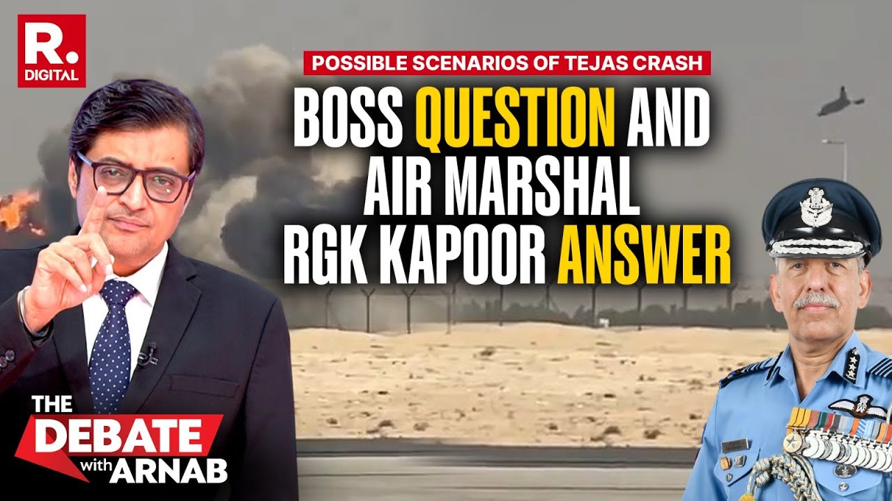 Tejas Crash: Air Marshal RGK Kapoor Discusses Dubai Sky Mishap ✈️