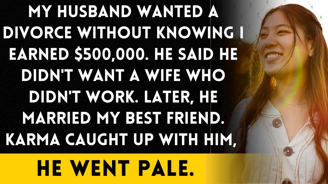 Secretly Earned $500K, Husband Divorces & Marries My BFF 💔
