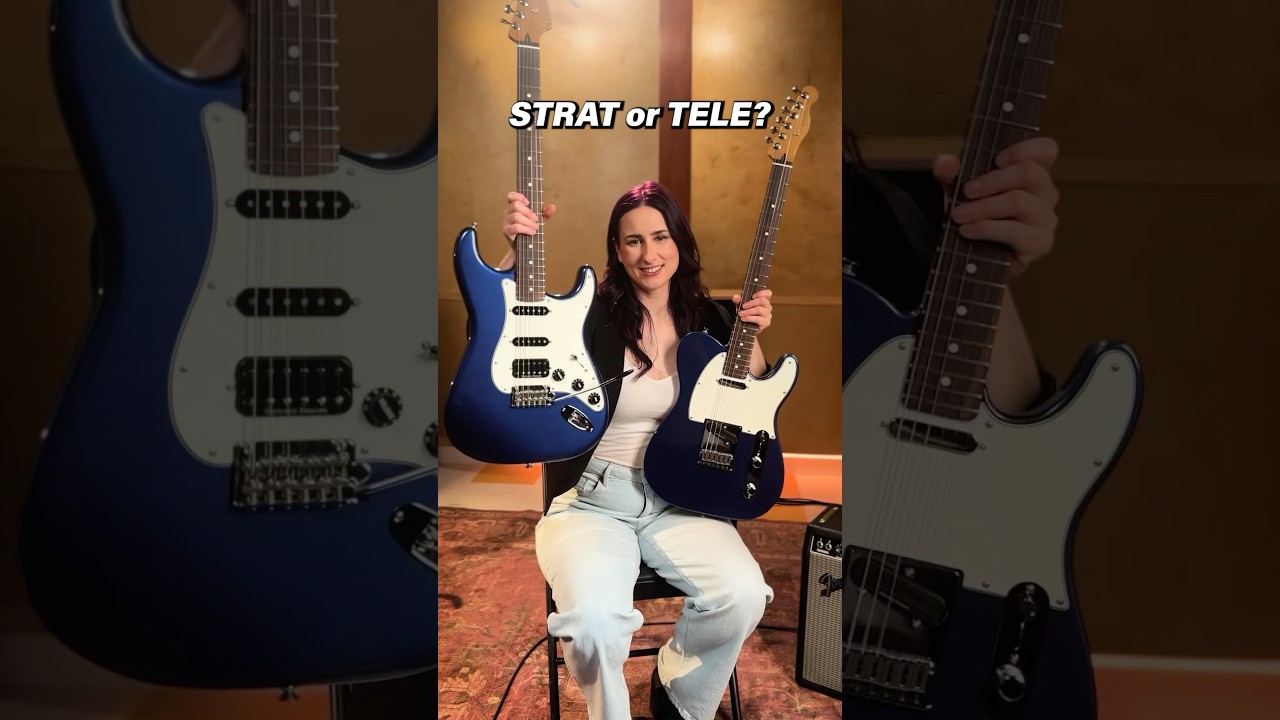 Strat or Tele? Watch Nikki Stevens take @fender's new Player II Moonlight Drive models for a spin