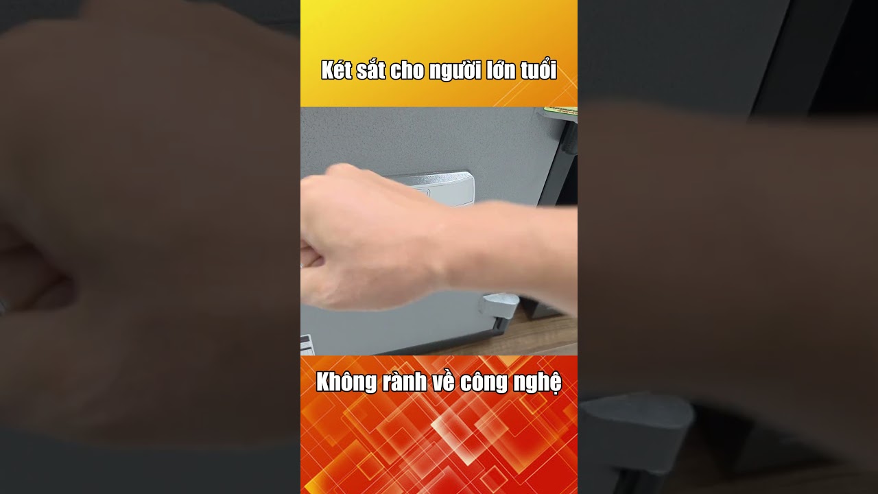 🔐 Đây Là Mẫu Két Sắt Rất Phù Hợp Cho Người Lớn Tuổi – Không Rành Công Nghệ Vẫn Dùng Dễ Dàng