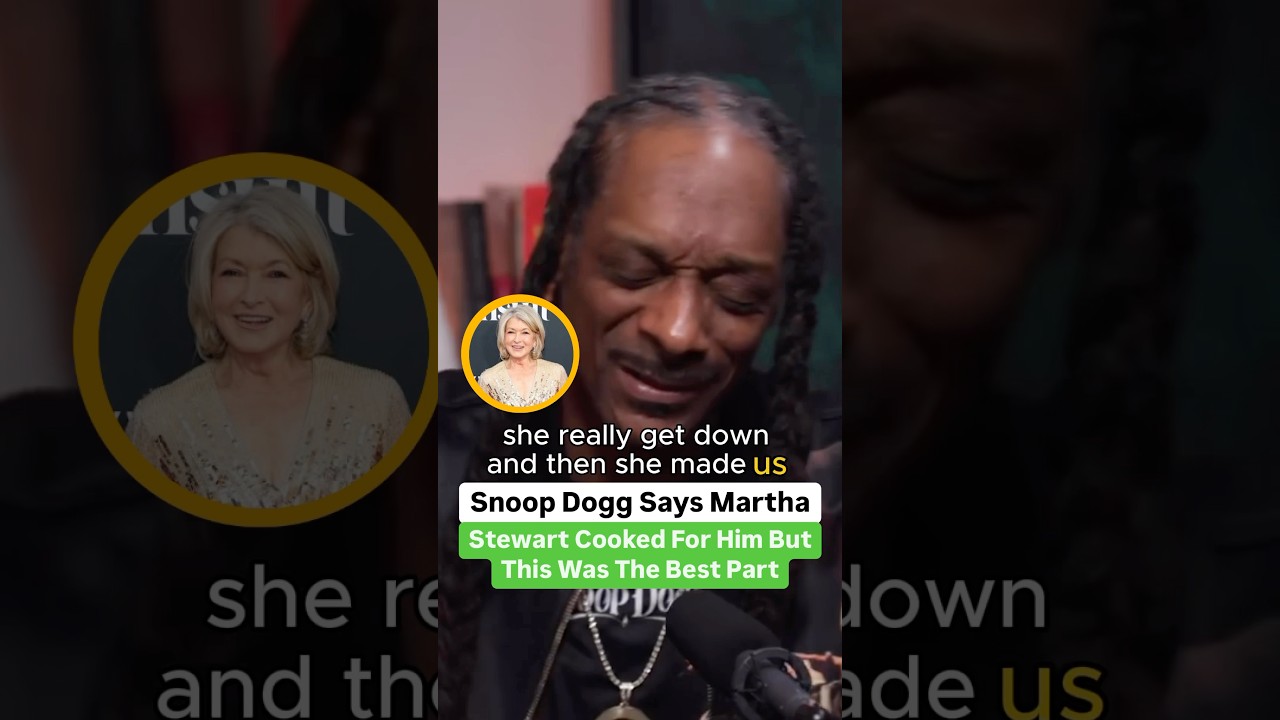 Snoop Dogg Reveals the Best Part of Martha Stewart's Cooking 🍽️