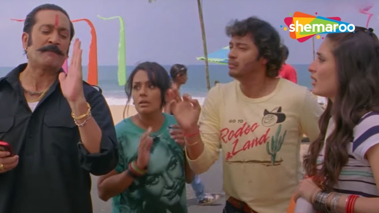 Golmaal 3 Comedy Scenes with Vasooli Bhai & Kareena 🎬
