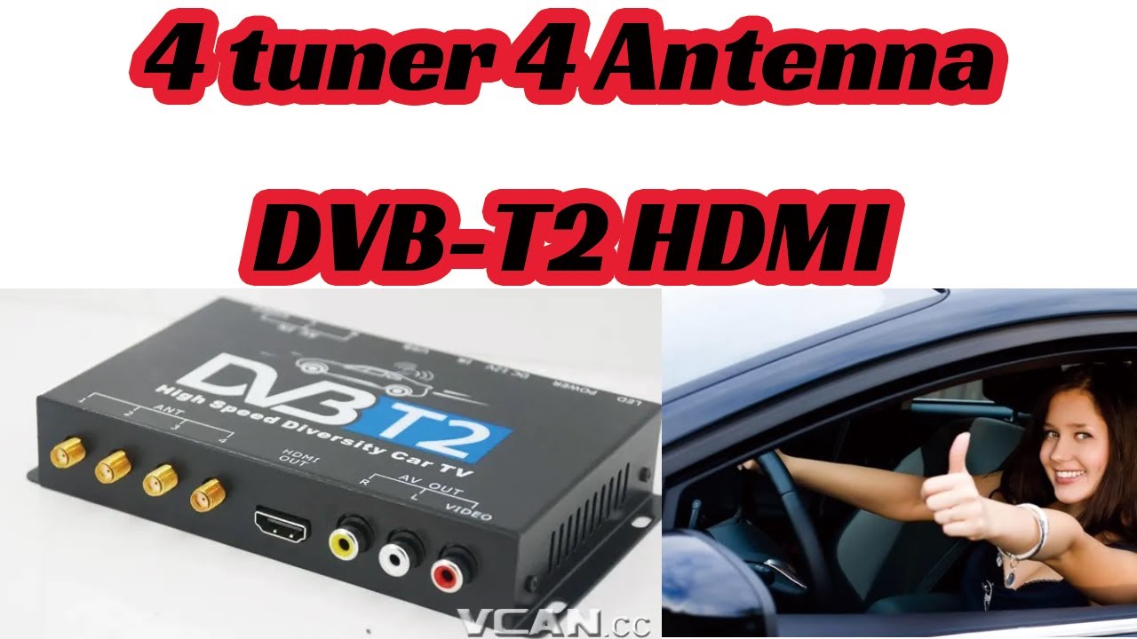 4-Tuner DVB-T2 Digital TV Receiver with Dual Outputs 📺