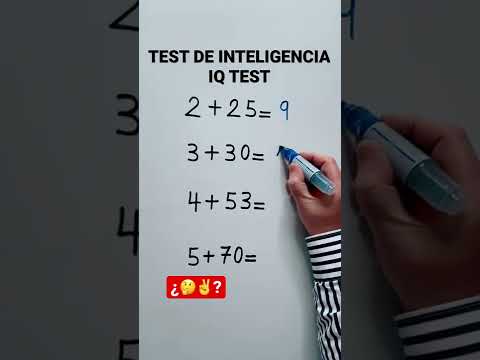 IQ TEST - TEST IQ - Test de Inteligencia