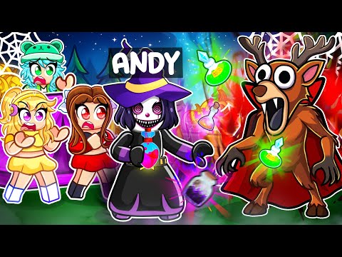 I Pretended to be A PROTECTIVE WITCH In 99 Nights In The Forest! (Roblox)