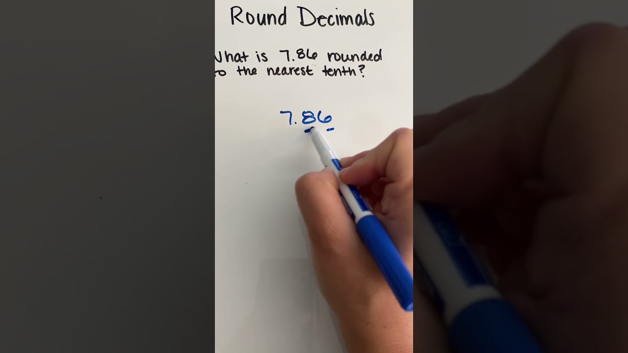 Master Rounding Decimals in Seconds! 🔢 #Shorts