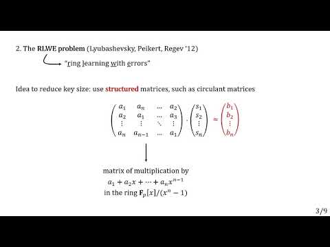 "On the security of the multivariate ring learning with errors problem" (ANTS-XIV)