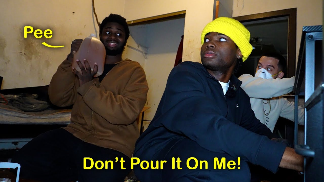 Overnight at MisterPissAir House 😱