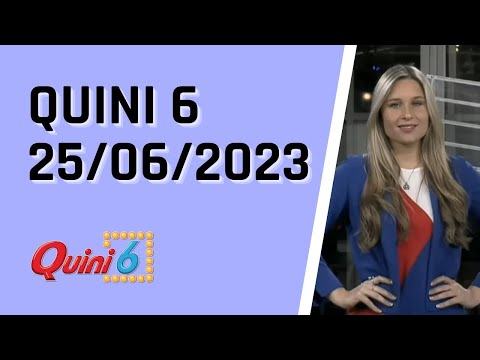 Quini 6 en vivo 25/06/2023 / Resultados del sorteo quini 6 del Domingo 25 de Junio del 2023