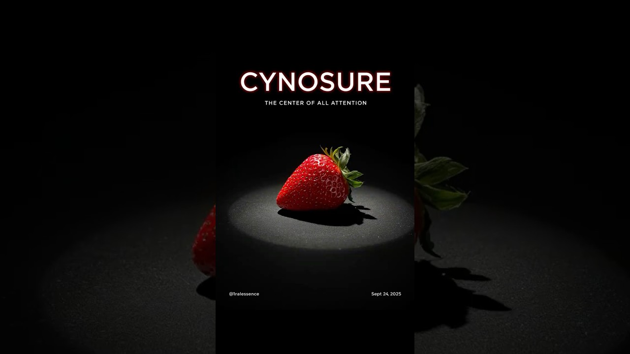 Word of the Day: Cynosure – Center of Attention ✨