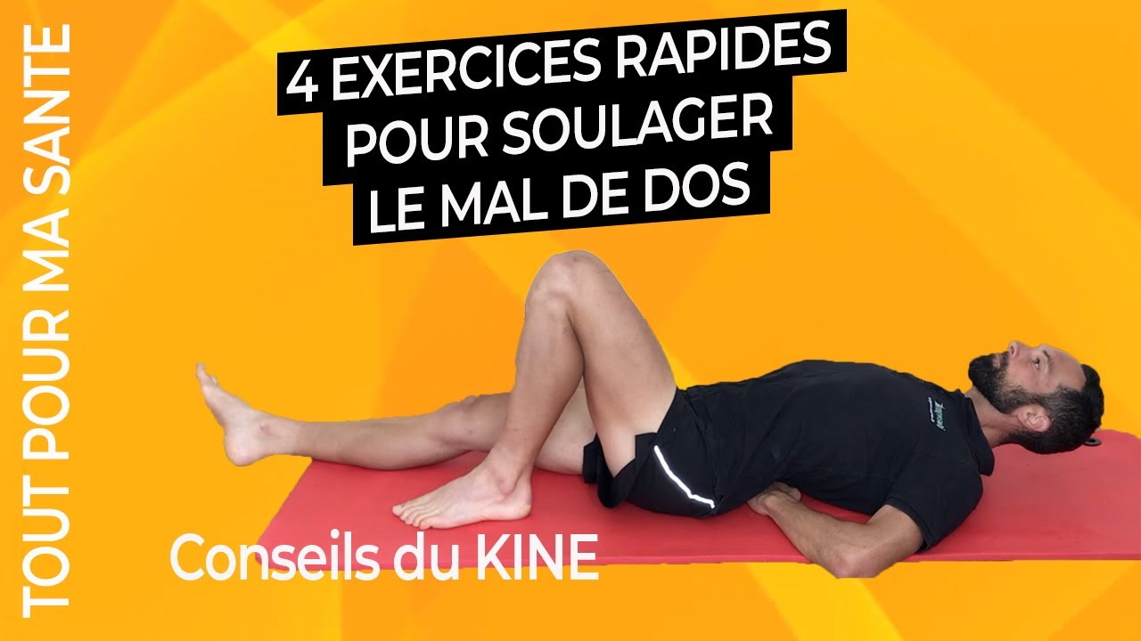 4 Exercices pour Soulager la Lombalgie 🧘♂️
