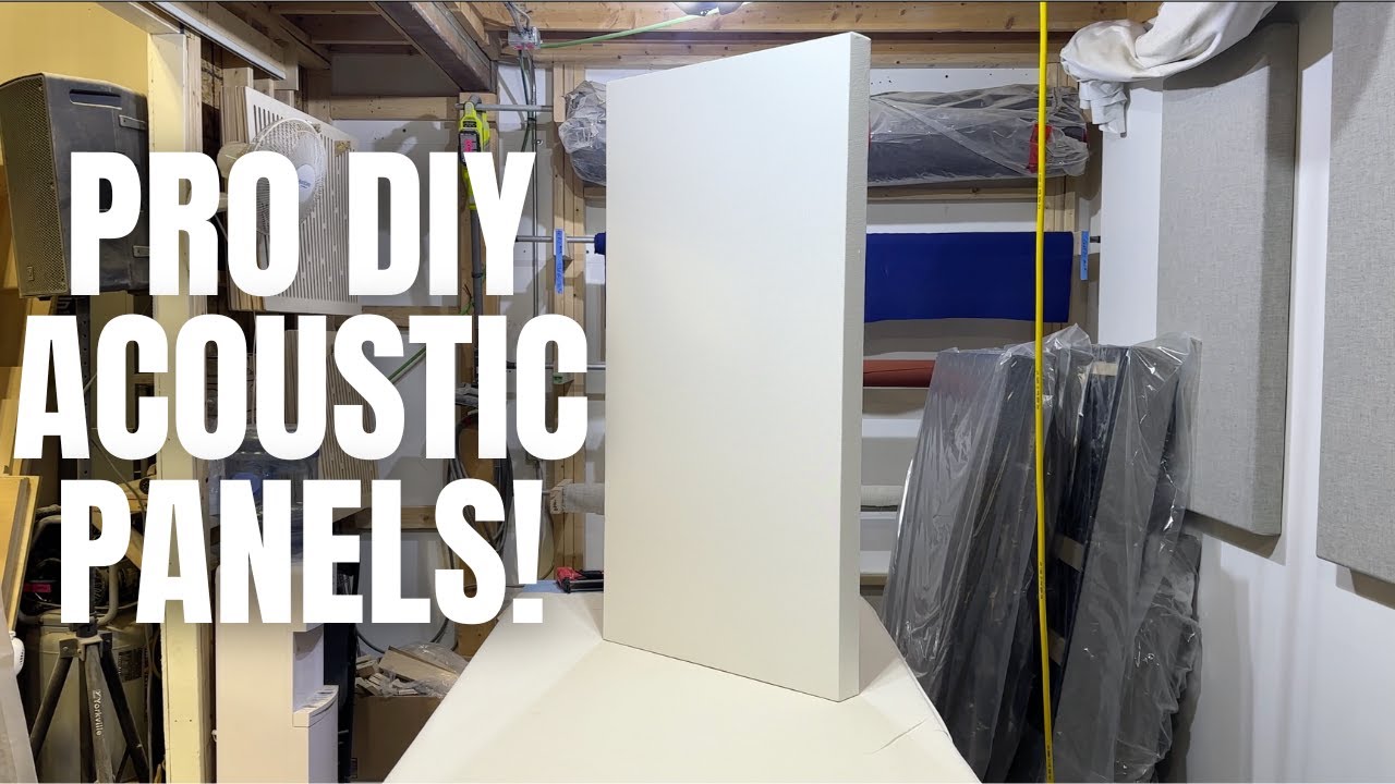 How to Build DIY Acoustic Panels like a PRO!