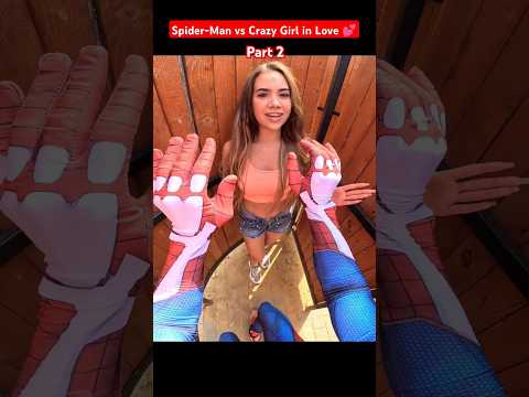 Spider-Man vs crazy Girl in Love #crazygirl #love #parkour #minecraft #spiderman #dumitrucomanac