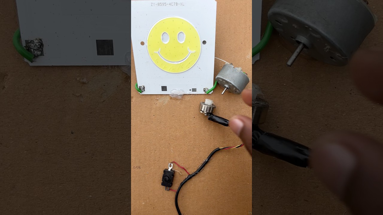 Power a 12V COB LED with a Mini BLDC Motor ⚡ | DIY Generator Experiment