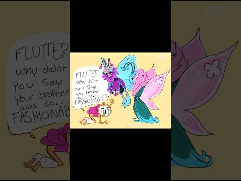 Flutter Didn't Tell Glisten Flyte Was... FASHIONABLE?! 🦋🪞 | Dandy's World Comic Dub | #dandysworld