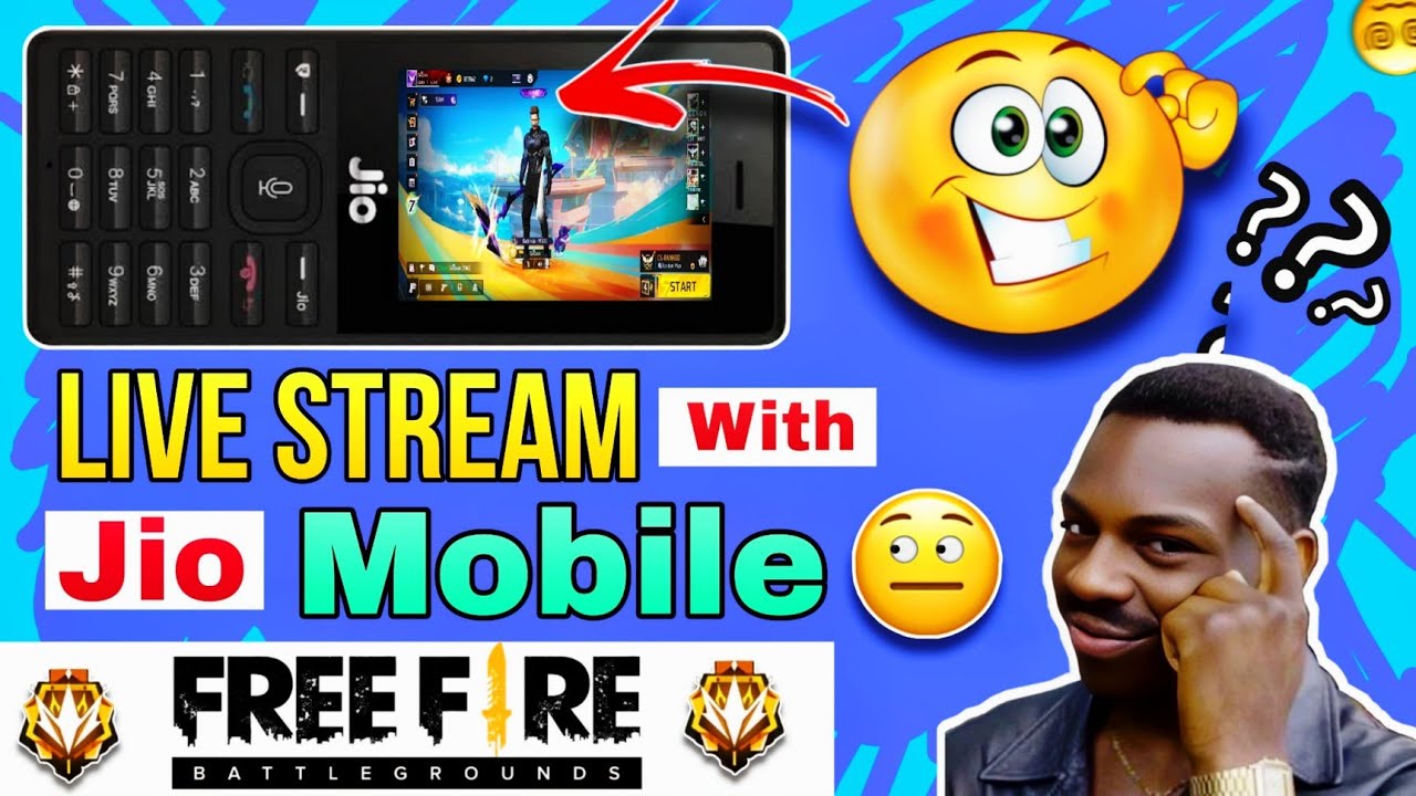Free Fire Live Stream & Jio Phone Tutorial 📱