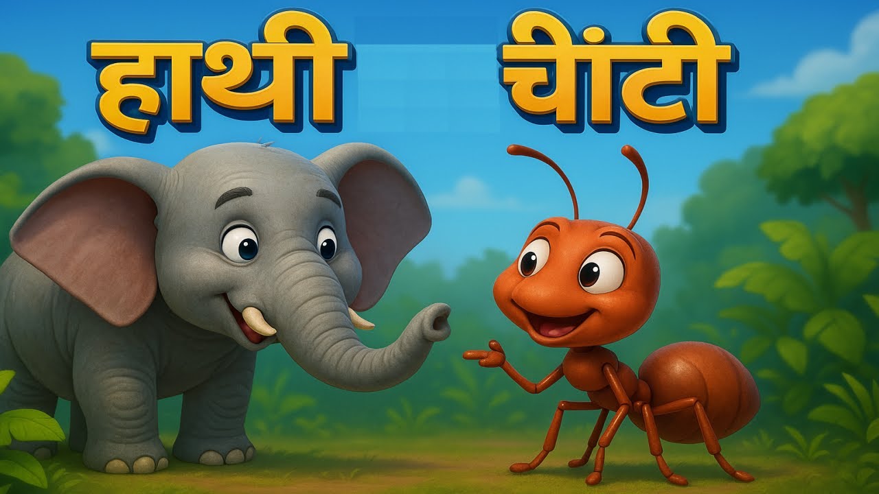 हाथी और चींटी की नैतिक कहानी 🐘