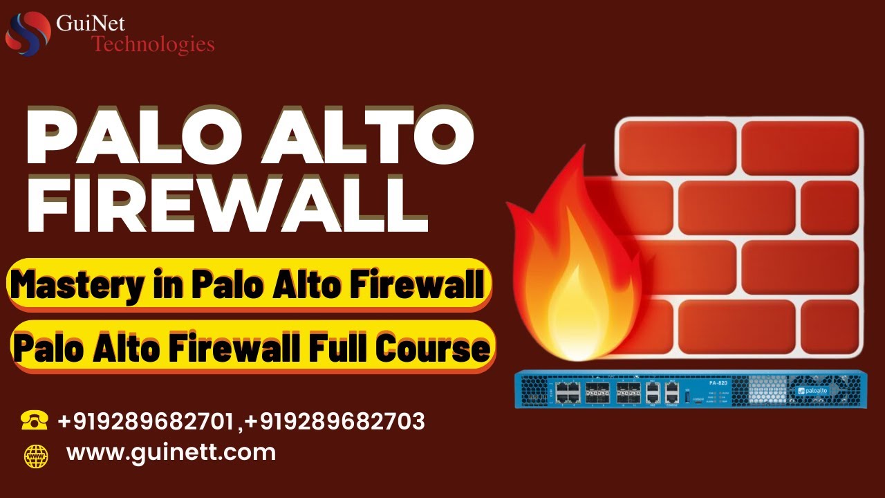 Complete Palo Alto Firewall Mastery Course
