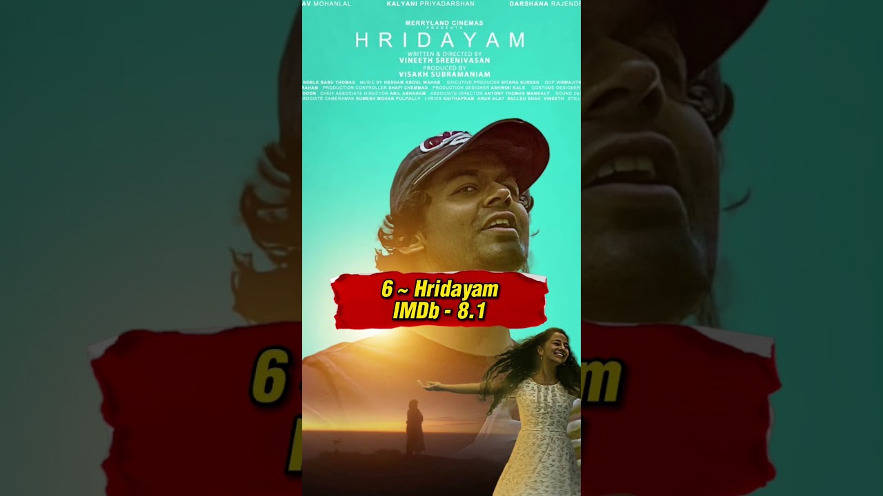 Top 10 Romantic South Indian Movies on IMDb ❤️